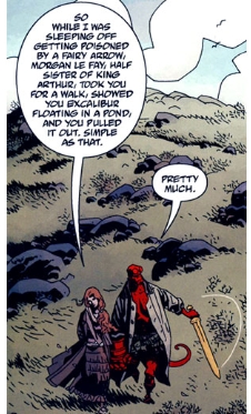 Hellboy panel