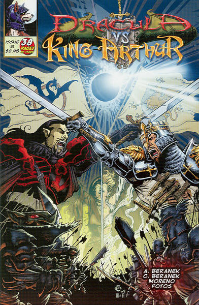 Dracula vs King Arthur cover image first issue